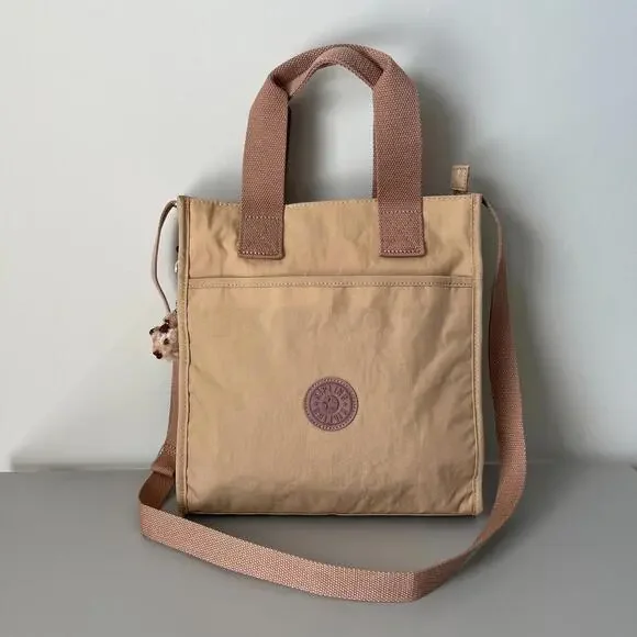 Kipling Sand Beige Inara Medium Crossbody Bag NWT